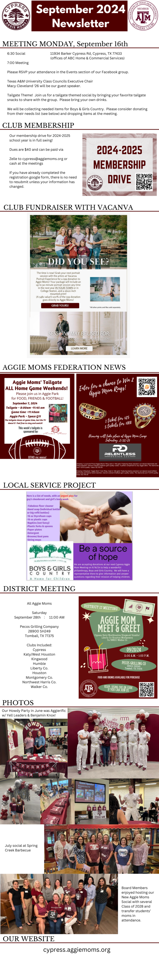 September 2024 Newsletter